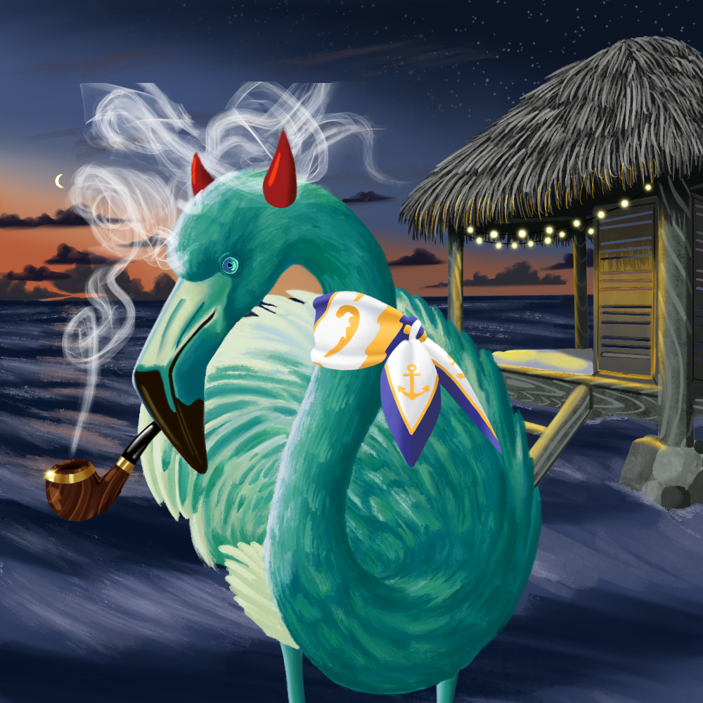 ReallyRichFlamingo #238 NFT on Algorand