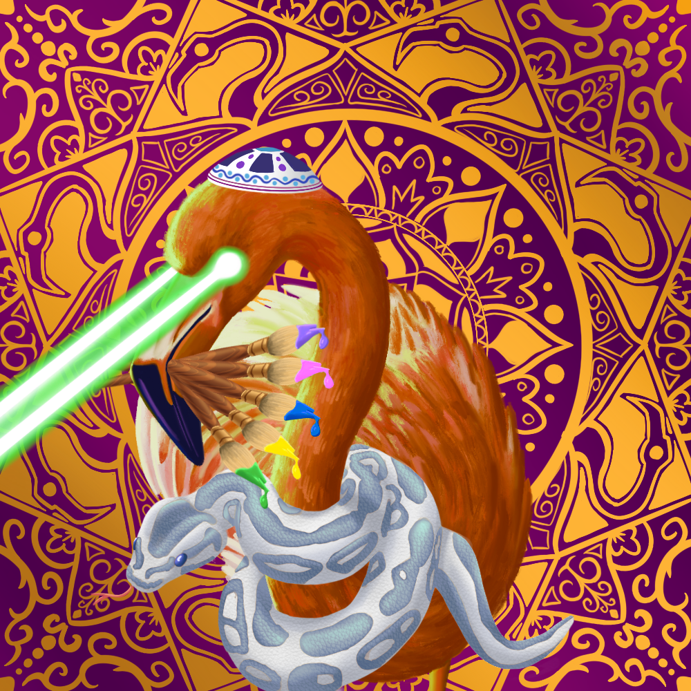 ReallyRichFlamingo #261 NFT on Algorand