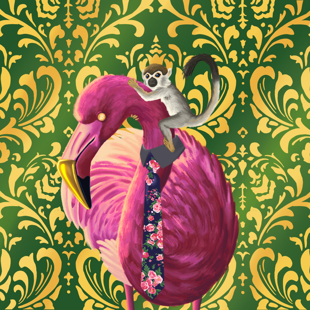 ReallyRichFlamingo #322 NFT on Algorand