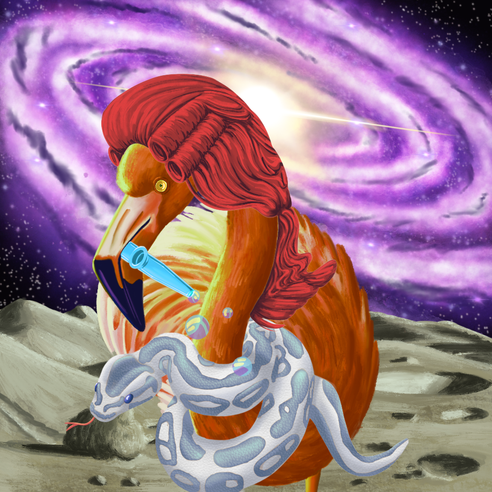 ReallyRichFlamingo #380 NFT on Algorand