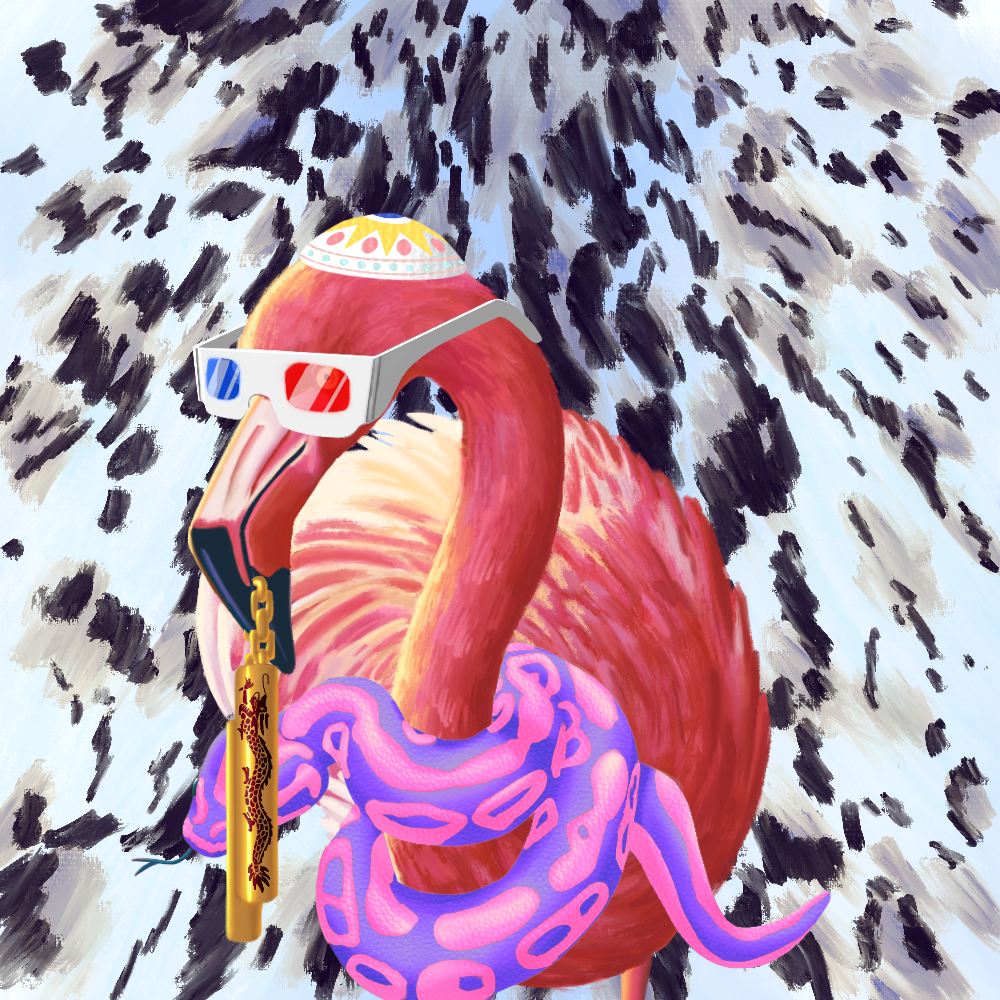 ReallyRichFlamingo #406 NFT on Algorand