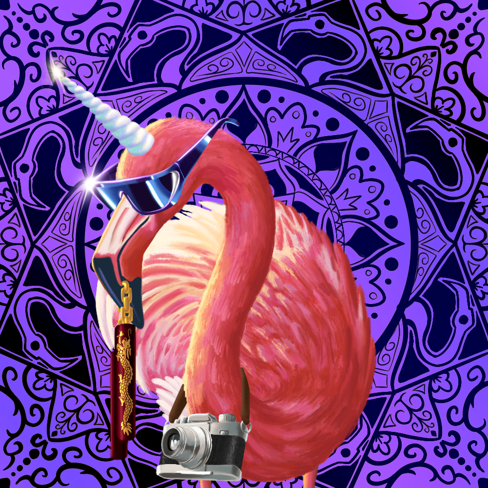 ReallyRichFlamingo #524 NFT on Algorand