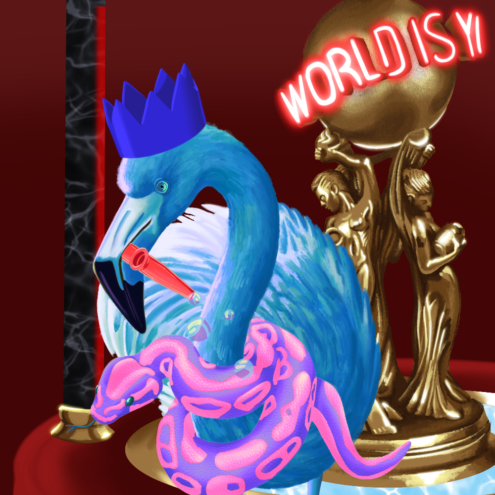 ReallyRichFlamingo #538 NFT on Algorand