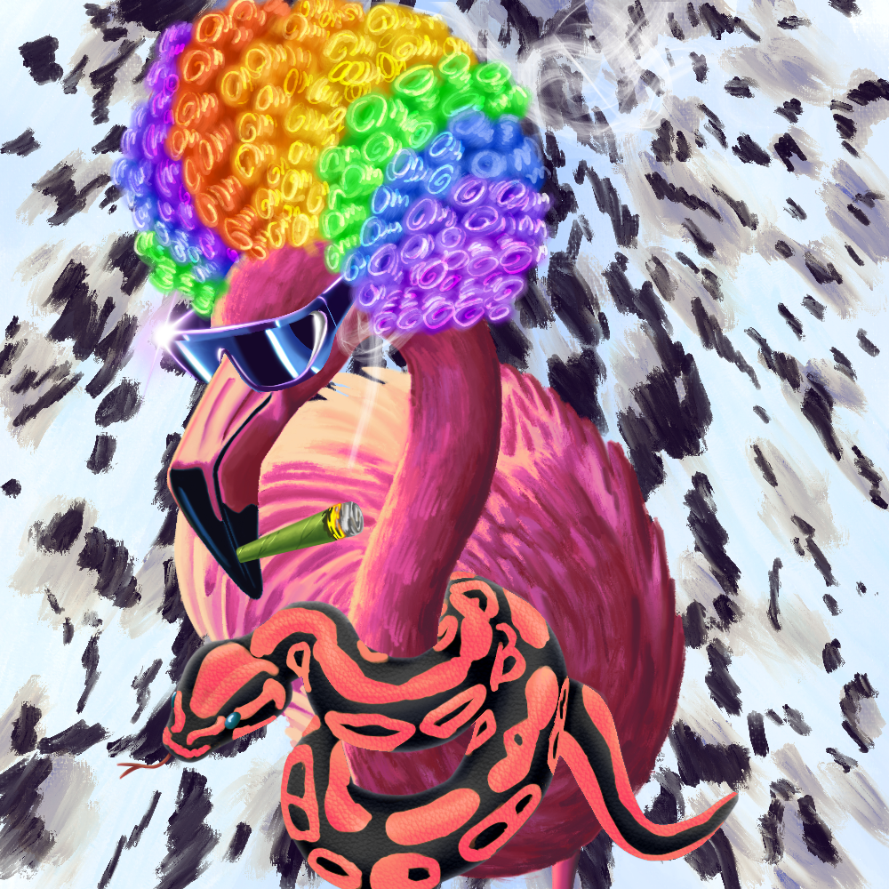 ReallyRichFlamingo #623 NFT on Algorand