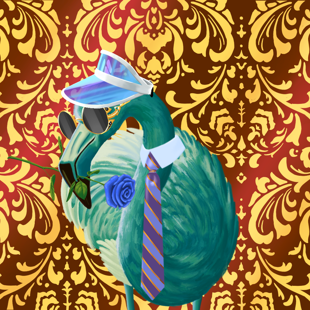 ReallyRichFlamingo #673 NFT on Algorand
