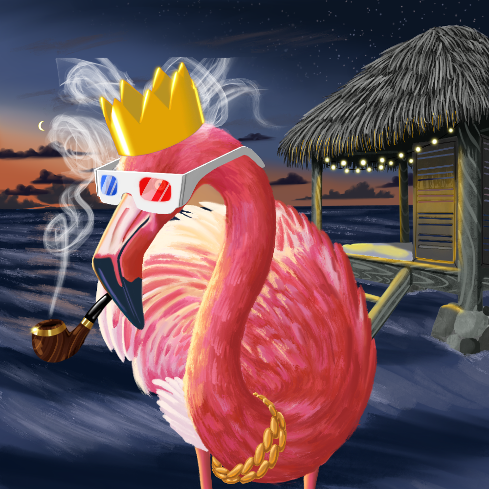 ReallyRichFlamingo #729 NFT on Algorand