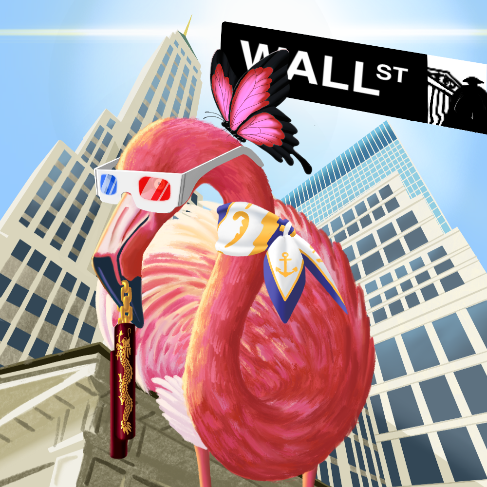 ReallyRichFlamingo #754 NFT on Algorand