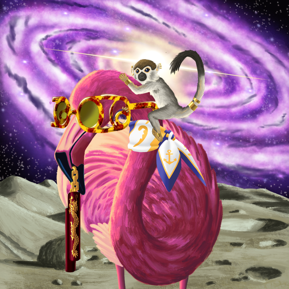 ReallyRichFlamingo #764 NFT on Algorand