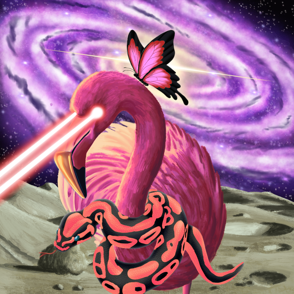 ReallyRichFlamingo #766 NFT on Algorand