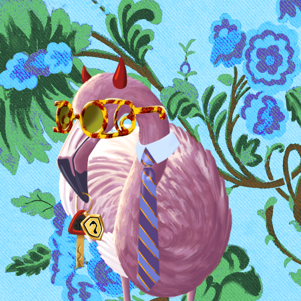 ReallyRichFlamingo #783 NFT on Algorand