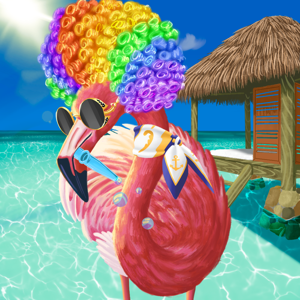 ReallyRichFlamingo #859 NFT on Algorand