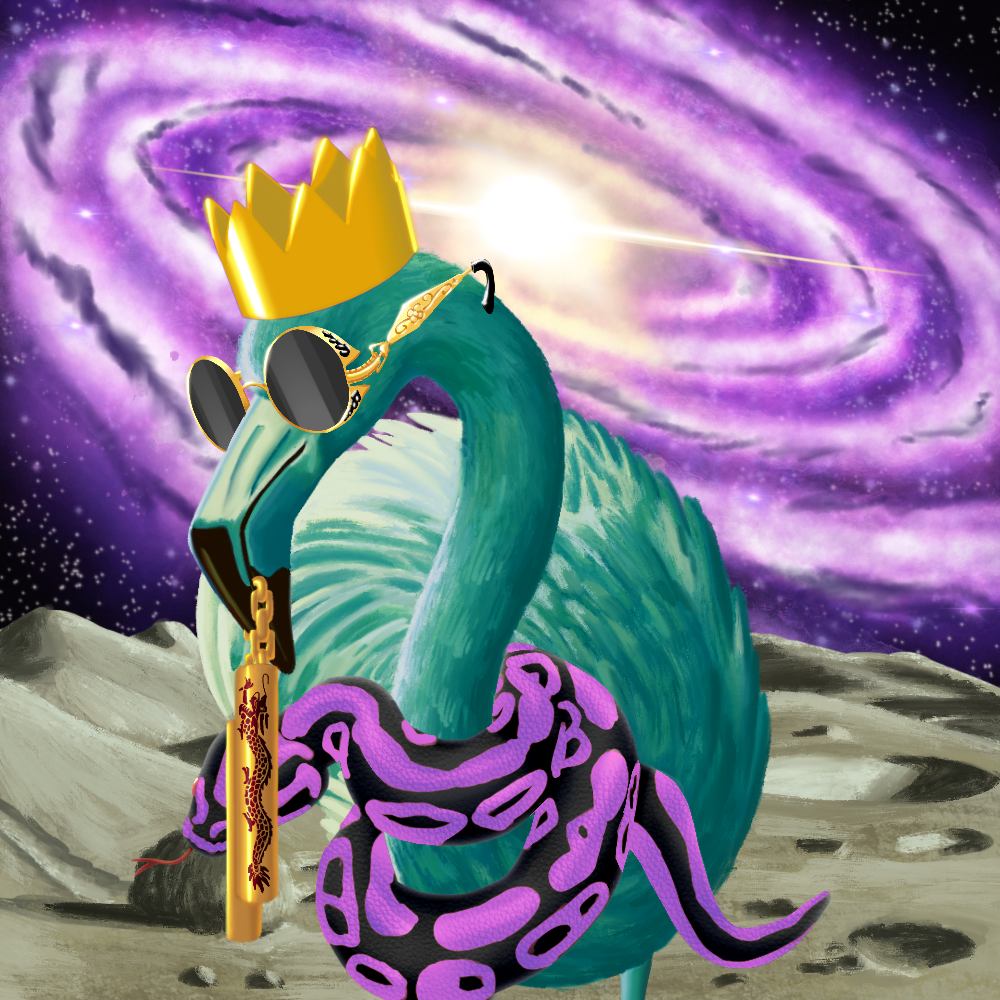 ReallyRichFlamingo #873 NFT on Algorand
