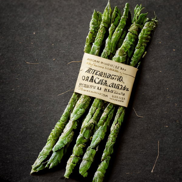 An image of Asparagus, Unreadable Label