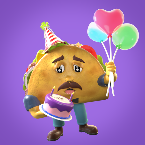 Image of 3D Celebration TacoCoin v2