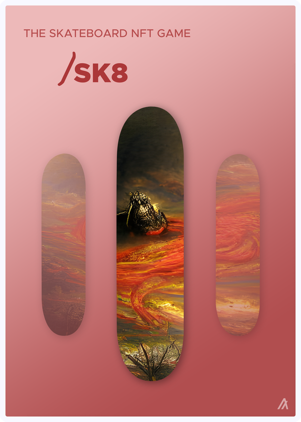 Image of SK8 Deck #050