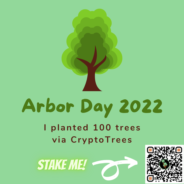 An image of Arbor Day 2022 - CryptoTrees