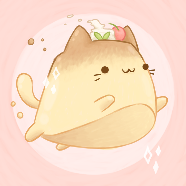 An image of Flan Cat - MoonNFTartist