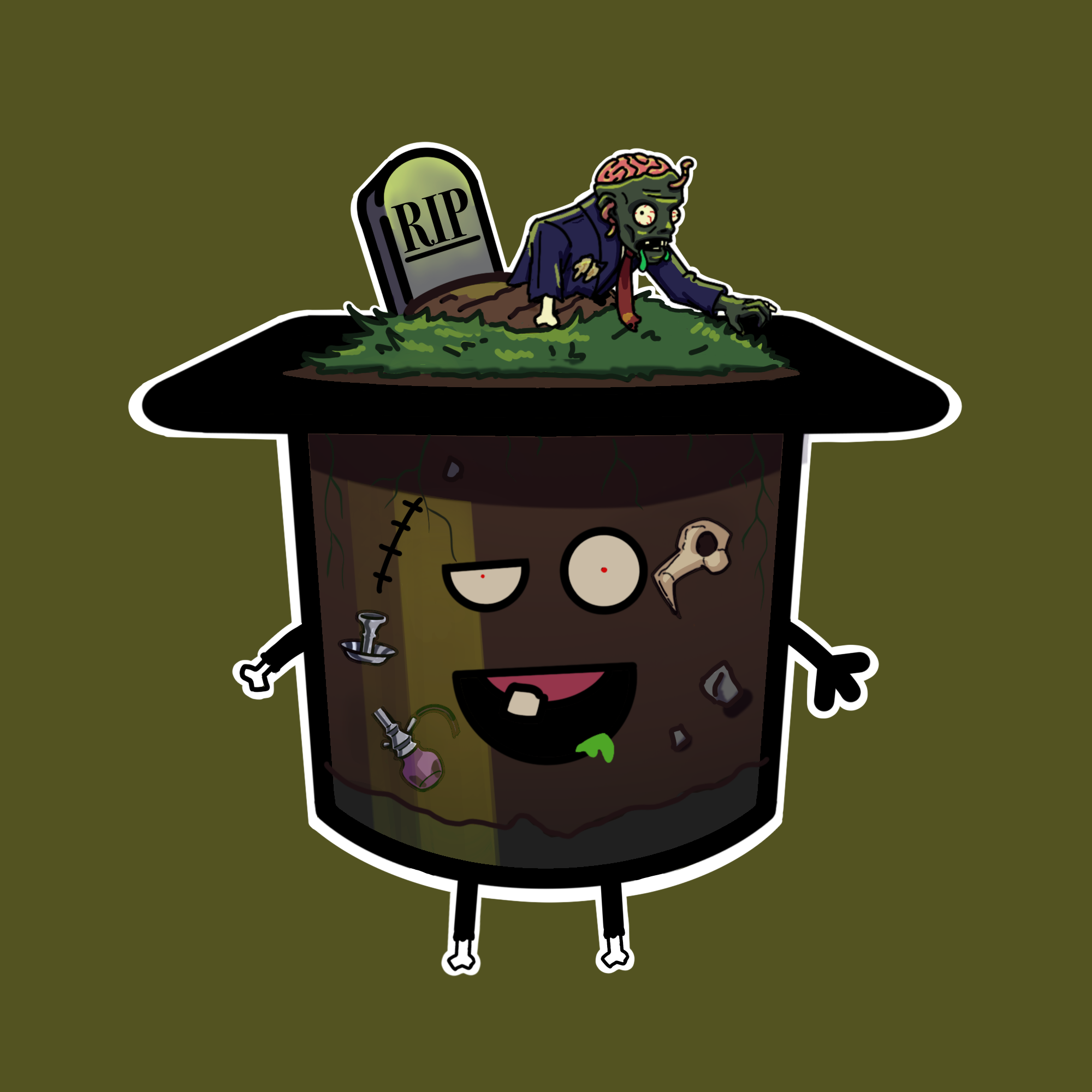 ZombiePuddin #188 NFT on Algorand