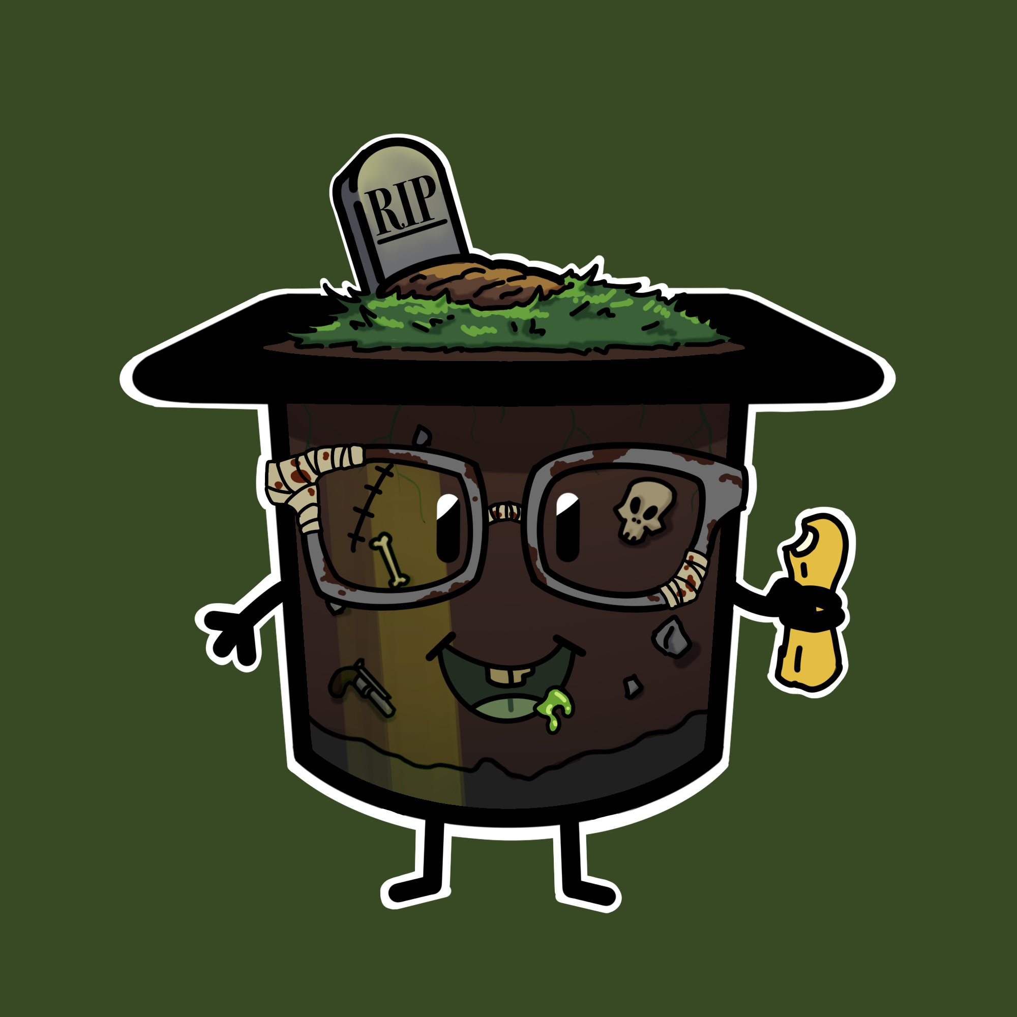 ZombiePuddin #189 NFT on Algorand