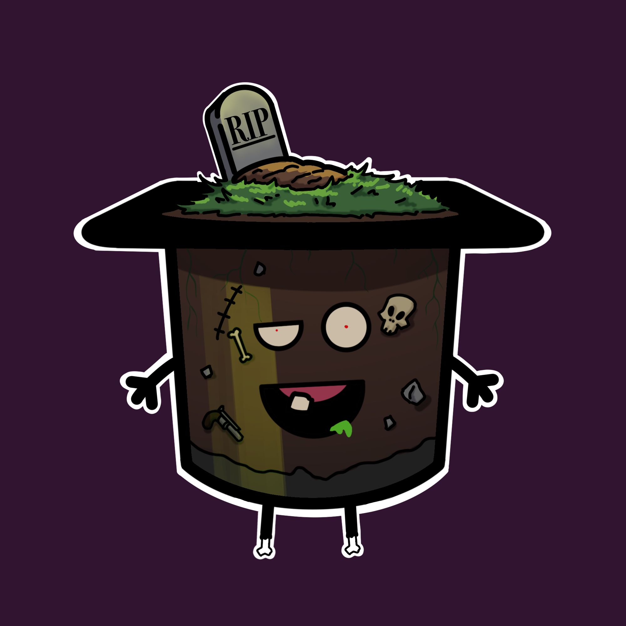ZombiePuddin #266 NFT on Algorand