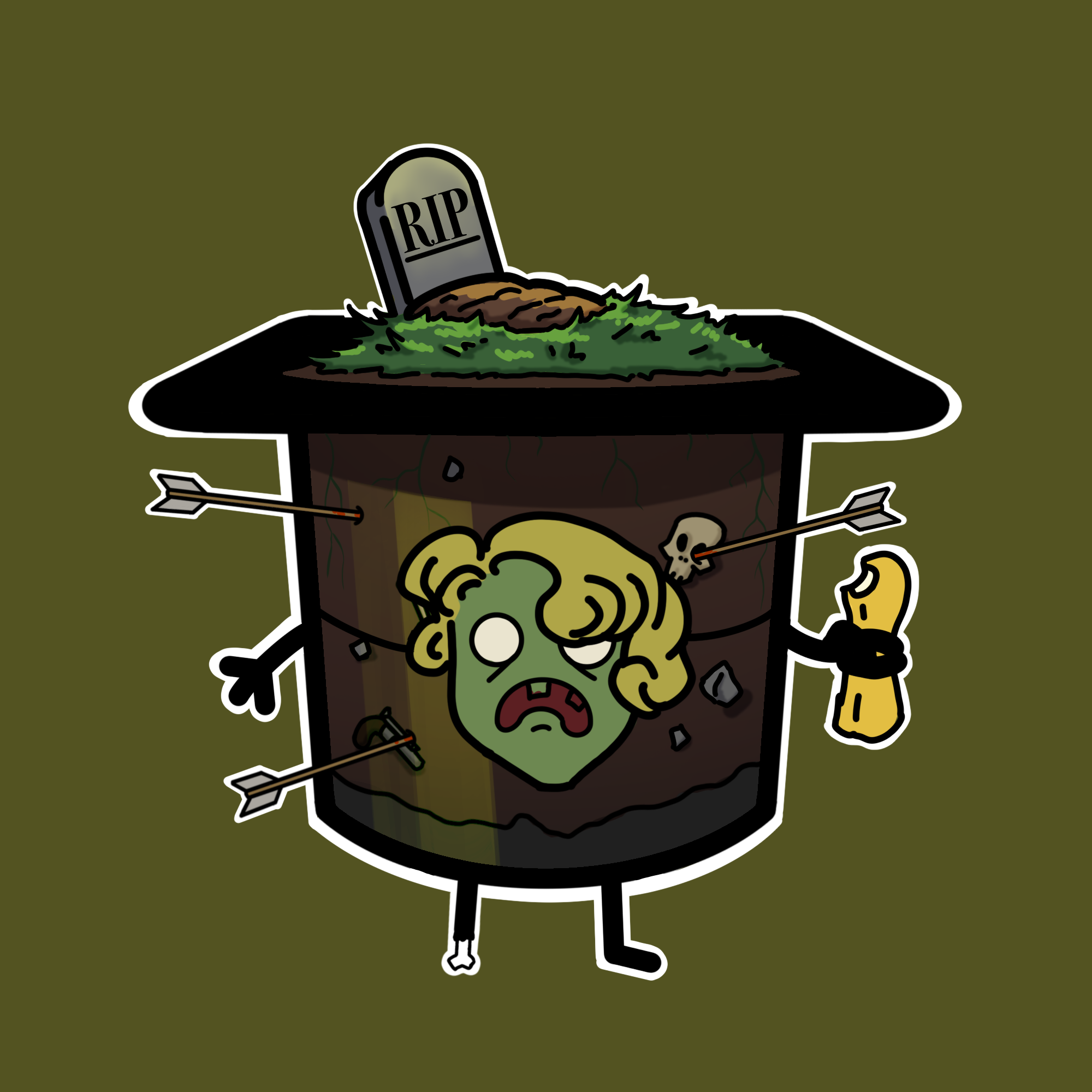 ZombiePuddin #28 NFT on Algorand