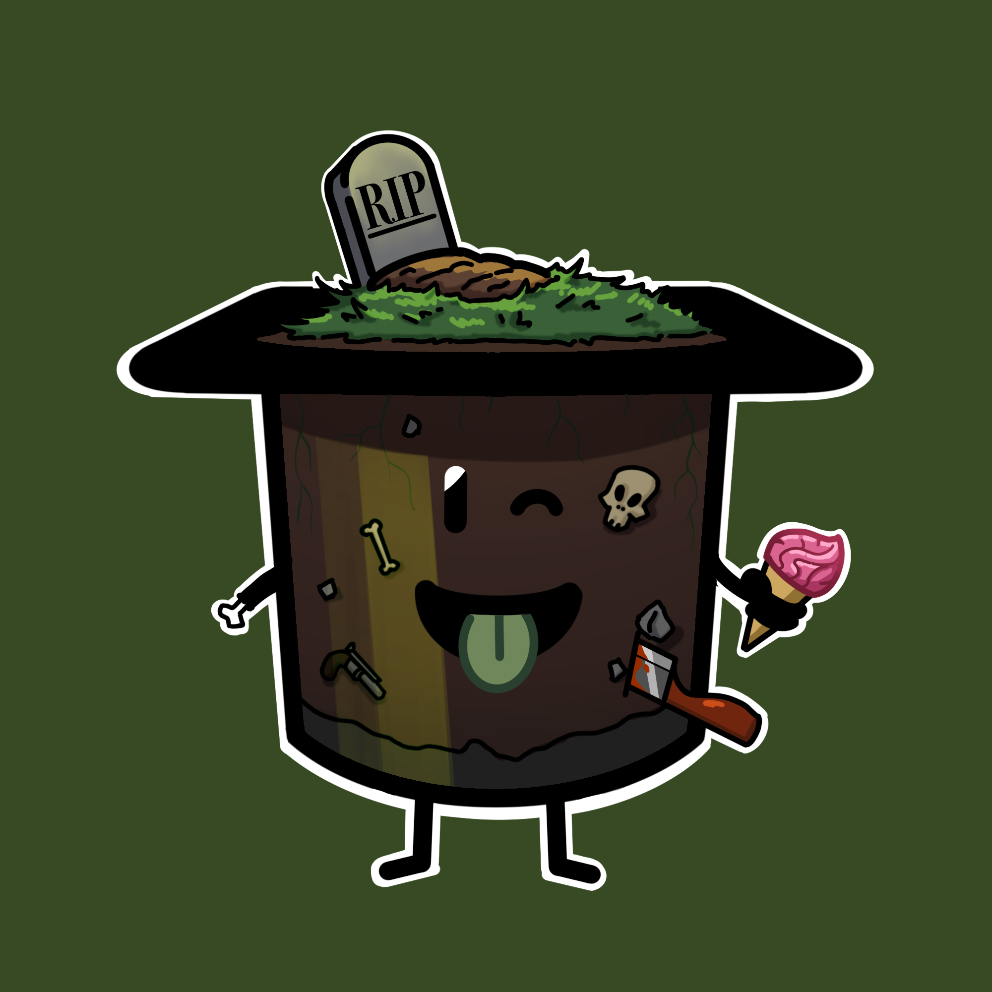 ZombiePuddin #282 NFT on Algorand