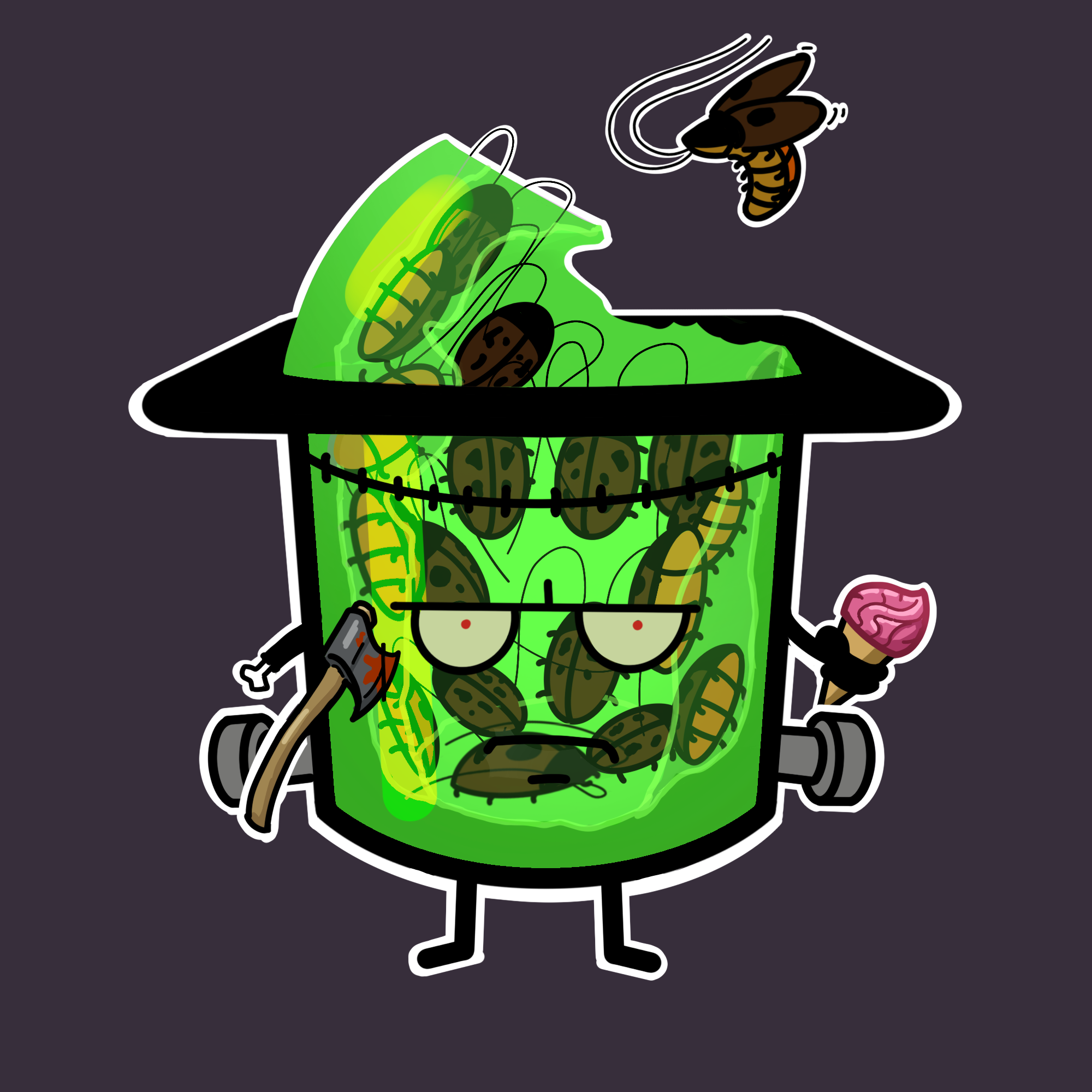 ZombiePuddin #285 NFT on Algorand