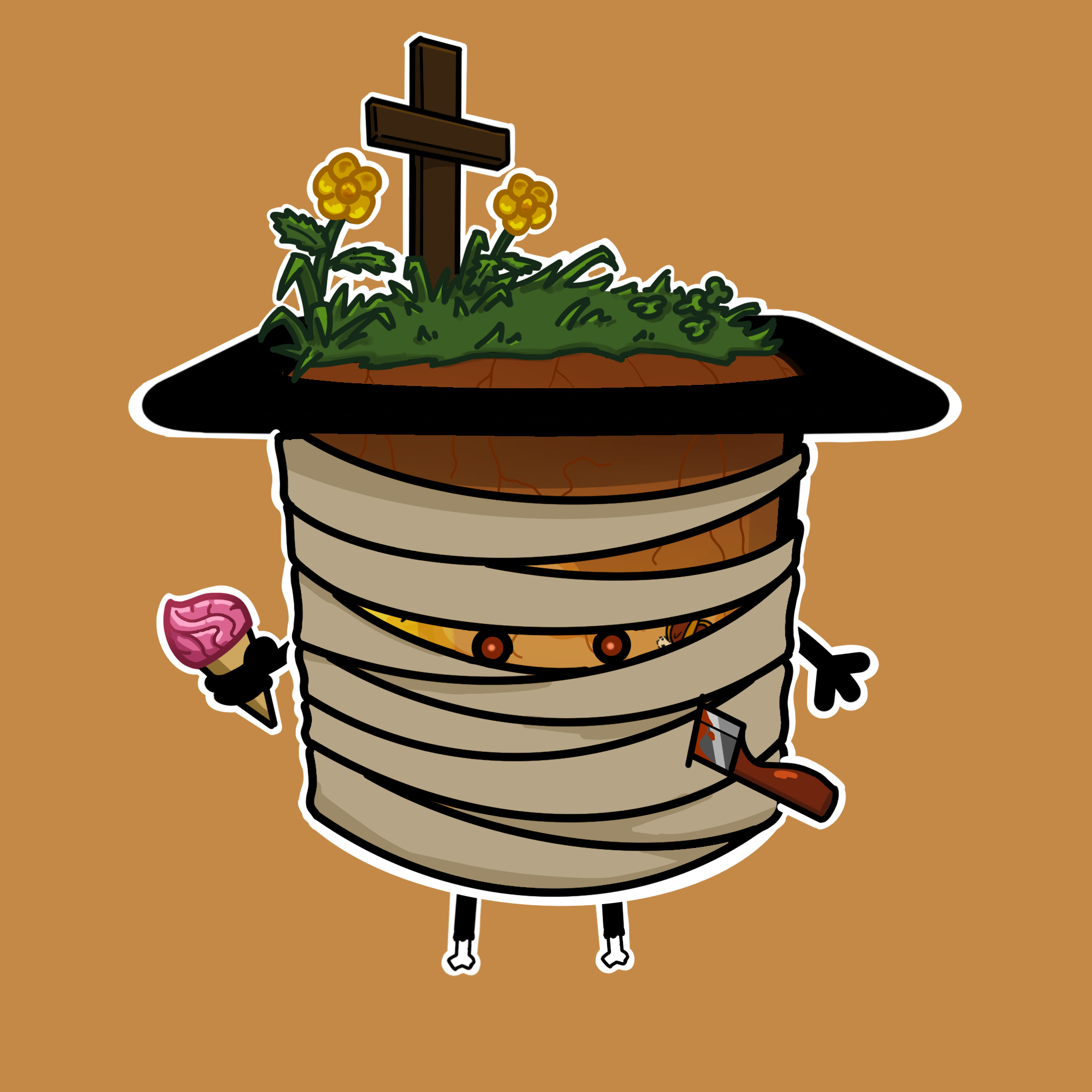 ZombiePuddin #48 NFT on Algorand