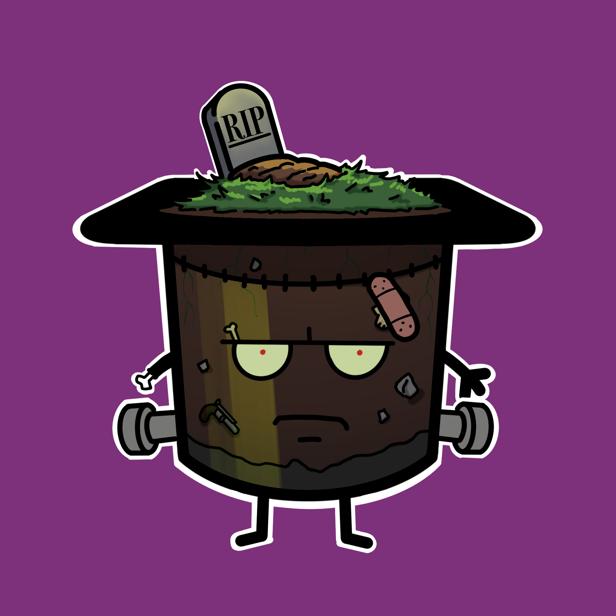 ZombiePuddin #484 NFT on Algorand