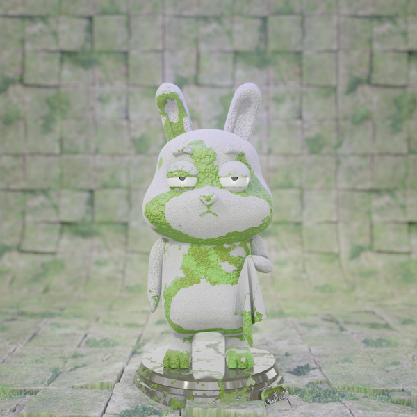 Image of #133 Moss Statue Rebbit