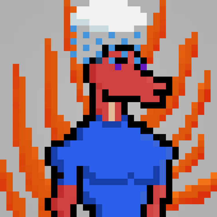 Image of Pixel Dragon: #009