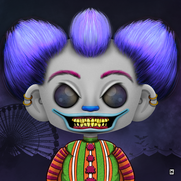 Image of Little Monsters - Clown #44