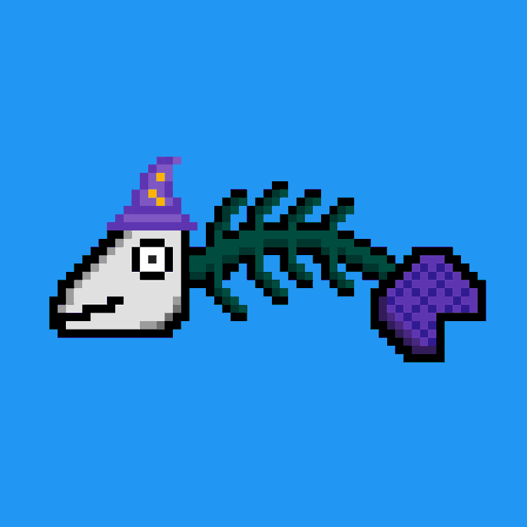 Image of 8-Bit BoneFish #12