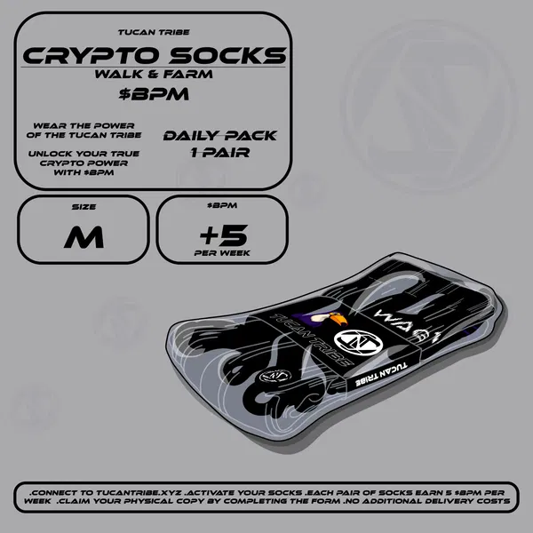 Image of Tucan Tribe Crypto Socks #36