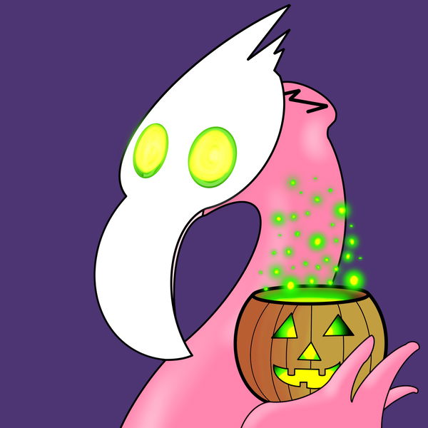 Image of Flamingo Halloween #2