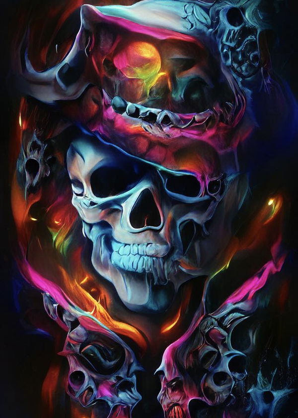 Image of Psycho Skulls  267