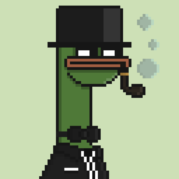 Image of PIXEL PEPE 1/1 #027