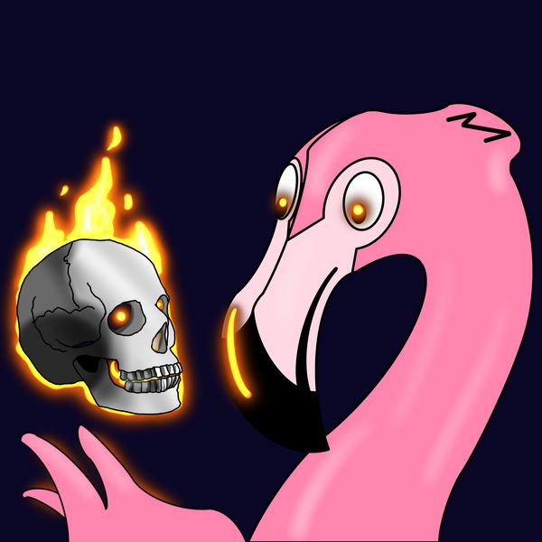 Image of Flamingo Halloween #5