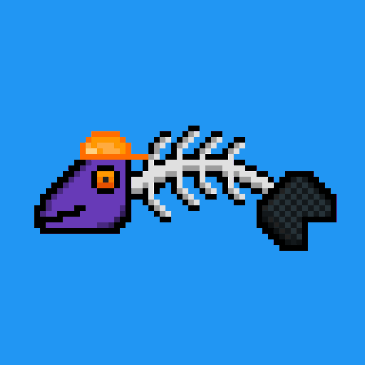 Image of 8-Bit BoneFish #9