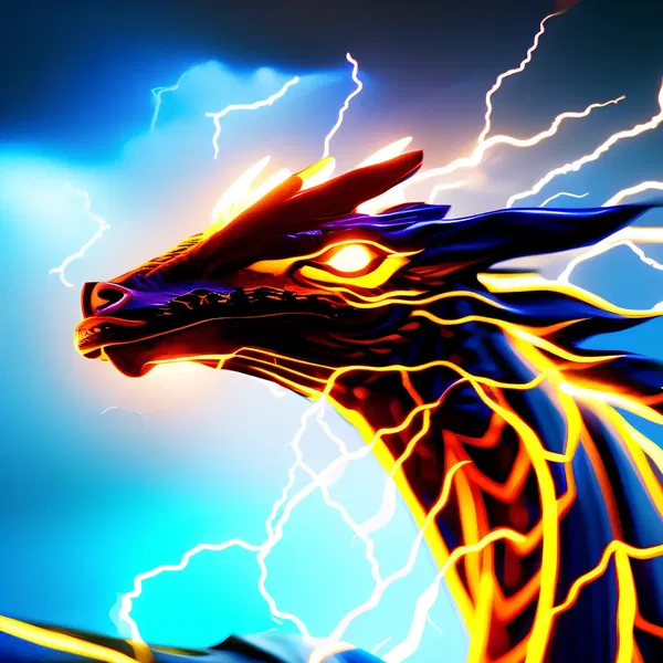 An image of DragonFi Thunder Dragons #70