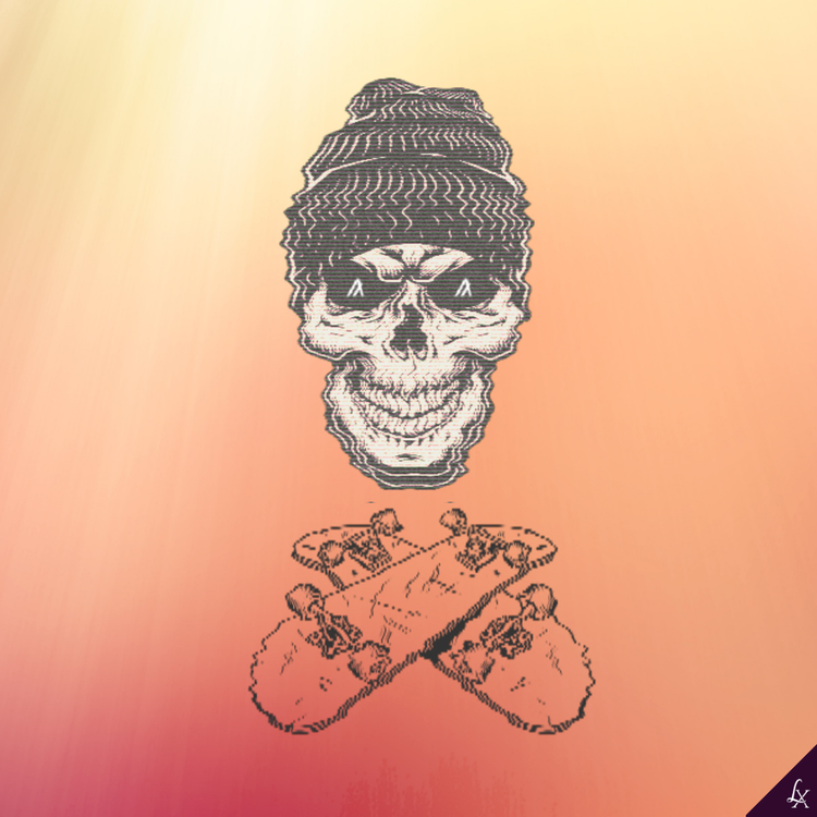 Image of Linx Skate Skull #003