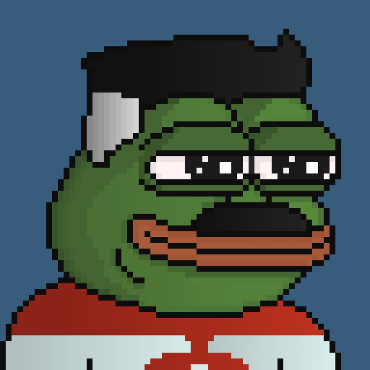 Image of PIXEL PEPE 1/1 #018