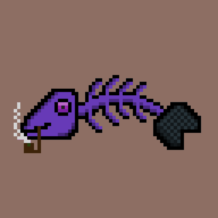 Image of 8-Bit BoneFish #17