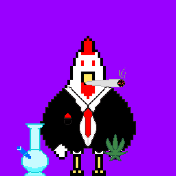 An image of Pixel Chicken #206