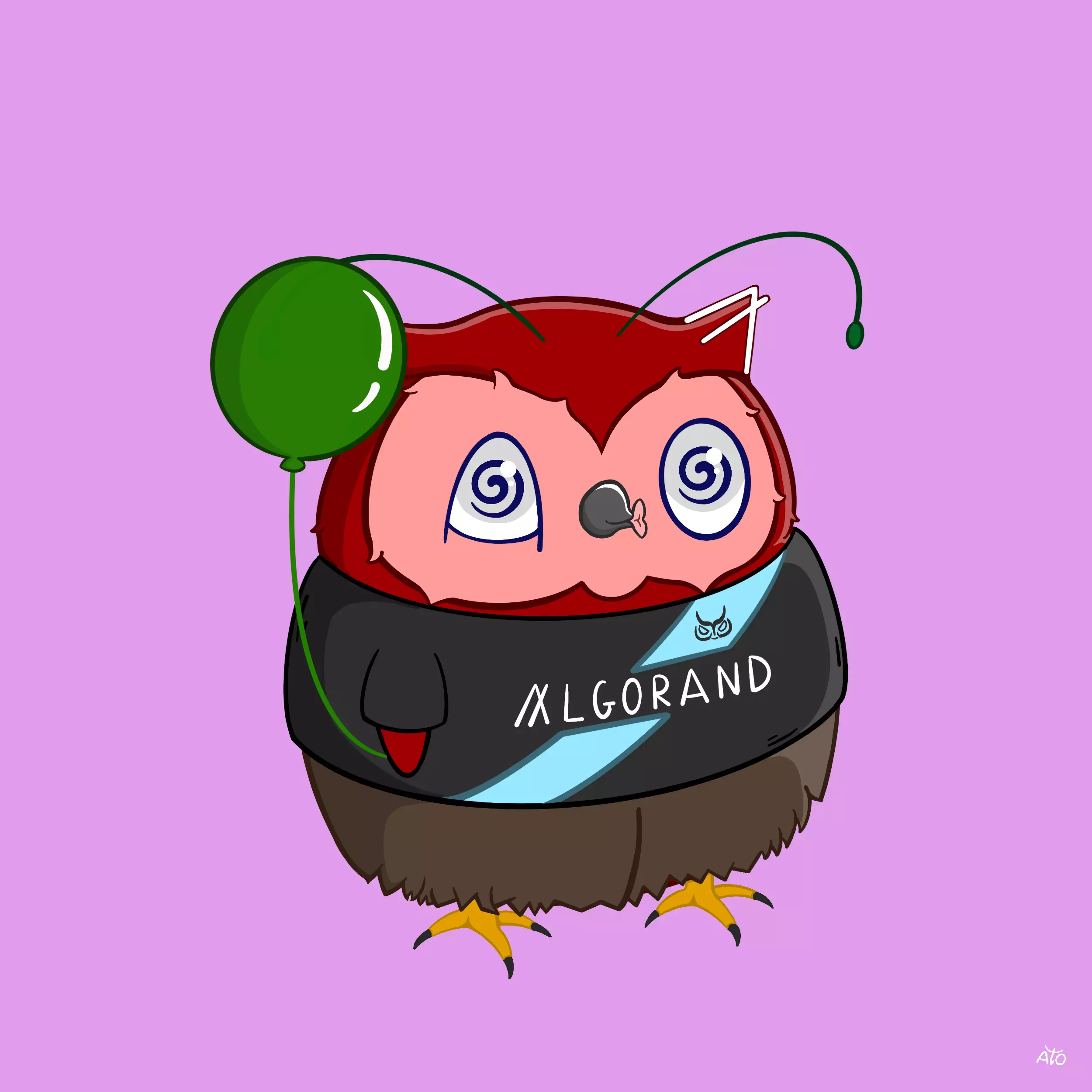 Baby Hoot Group #482 NFT on Algorand