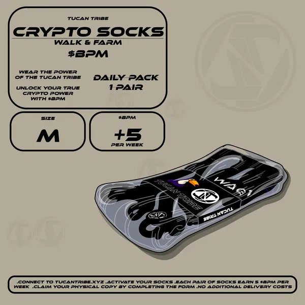 Image of Tucan Tribe Crypto Socks #33