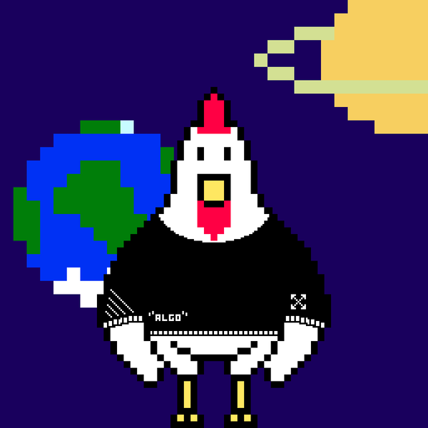 An image of Pixel Chicken #21