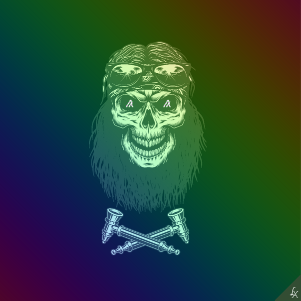 An image of Linx Hippie Skull #013