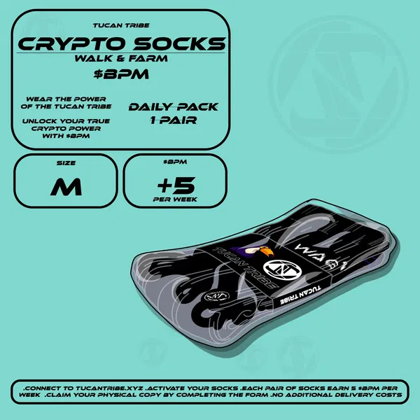 Image of Tucan Tribe Crypto Socks #28