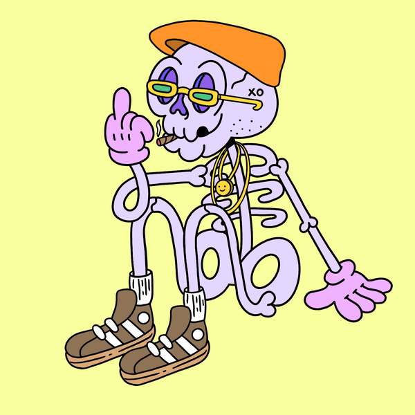 Image of Jazzy Skully #038